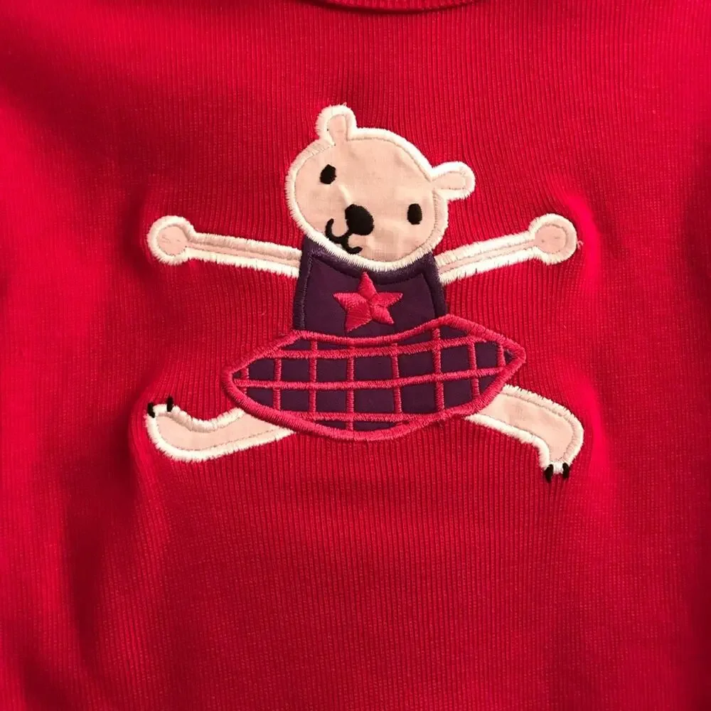 Basic Editions Bear 2 piece Set Toddler Girls 2T